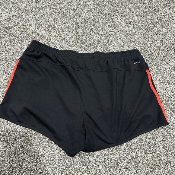 ADIDAS Women's Black Coral Stripe Shorts, XL - Pre-loved, Excellent Condition - Picture 2 of 7
